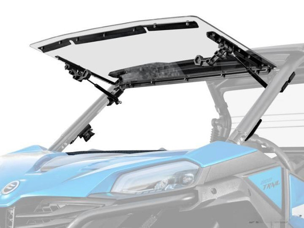 SuperATV CFMoto ZForce 800 Trail Scratch-resistant Flip Windshield FWS-CF-ZF800T-70 - UTV Source