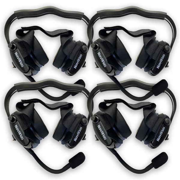 NavAtlas NNT10 4 Person Intercom and Radio Bundle (Behind the head Headset)  UTVS0084781