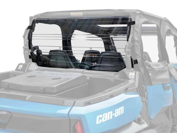 SuperATV Can-am Maverick Trail Rear Windshield RWS-CA-COM4-75#MT - UTV Source