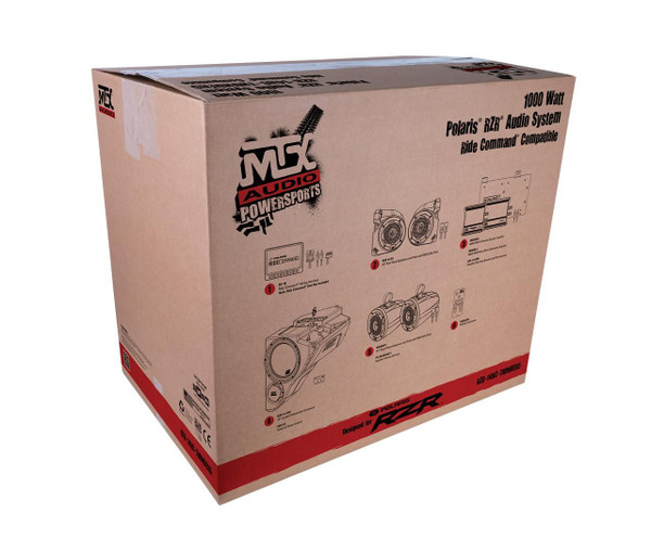 MTX Audio Polaris RZR 5-Speaker Audio System (w/ RideCommand)  UTVS0085331