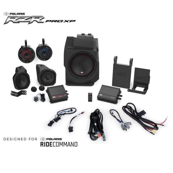 MTX Audio Polaris RZR Pro XP 5-Speaker Audio System (w/ RideCommand) PROXP-20RC-THUNDER5 - UTV Source