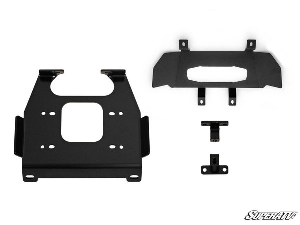 SuperATV Polaris RZR Trail S 900 Winch Mounting Plate  UTVS0085388