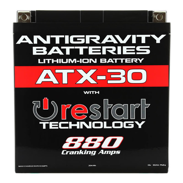Antigravity Batteries ATX30 RE-START Lithium Battery AG-ATX30-RS - UTV Source