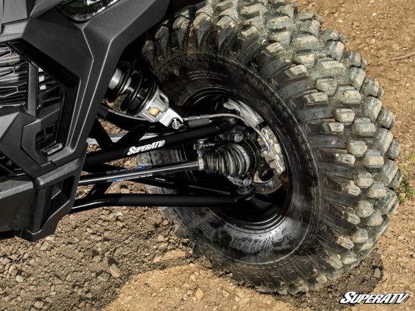 SuperATV Polaris RZR XP Turbo High Clearance 1.5" Forward Offset A-arms  UTVS0085918