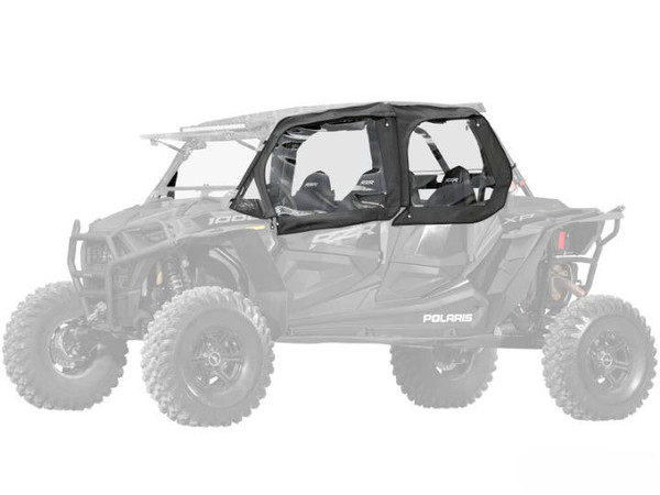 SuperATV Polaris RZR 4 900 Primal Soft Cab Enclosure Upper Doors SE-P-RZR1K4-001#RZR9-MAIN - UTV Source