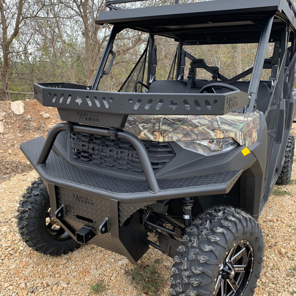 Ranch Armor Polaris Ranger FullSize / 1000 Front Hood Basket PA13-Main - UTV Source