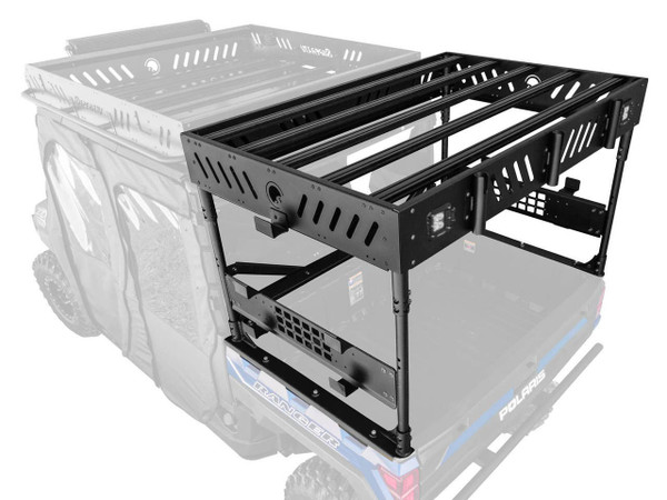 SuperATV Polaris Ranger XP 1000 Outfitter Bed Rack RBR-P-RAN1K-00-MAIN - UTV Source