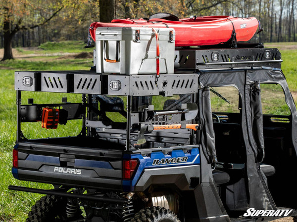 SuperATV Polaris Ranger XP 1000 Outfitter Bed Rack  UTVS0093981