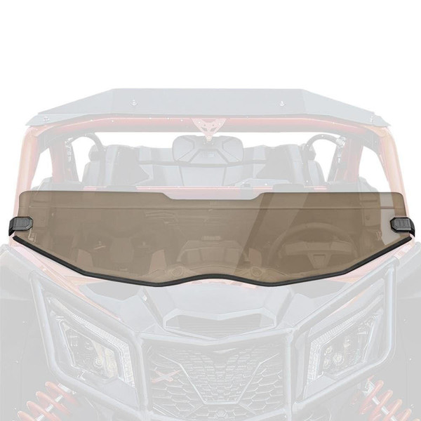 Kemimoto Can-Am Maverick X3 / X3 Max Tinted Front Half Windshield B0110-02902SK - UTV Source