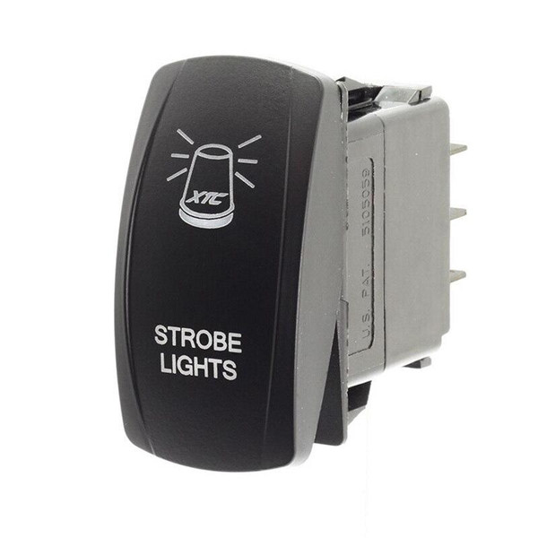 XTC Carling LED Rocker Switch (Strobe Lights) SW11-00106021 - UTV Source