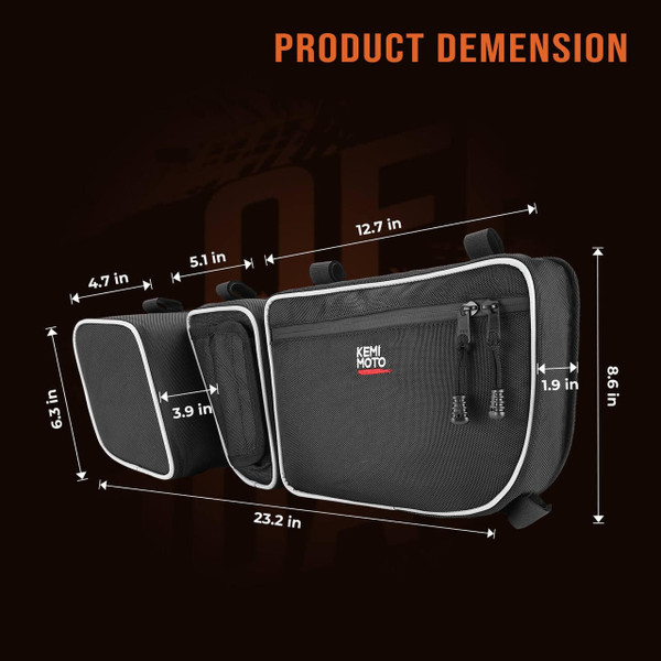 Kemimoto Can-Am Maverick X3/Max Front Door Bags and Door Handle  UTVS0095873