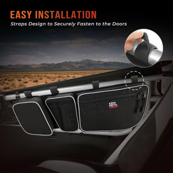 Kemimoto Can-Am Maverick X3/Max Front Door Bags and Door Handle  UTVS0095873