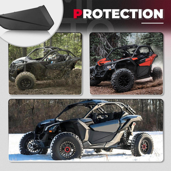 Kemimoto Can-Am Maverick X3 Front Door Bags and Front Lower Door Inserts  UTVS0095878