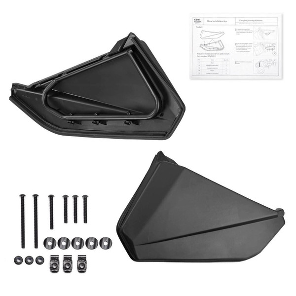 Kemimoto Can-Am Maverick X3 Front Door Bags and Front Lower Door Inserts  UTVS0095878