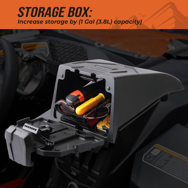 Kemimoto Can-Am Maverick X3 Tablet Holder and Front Door Storage Bags  UTVS0095948