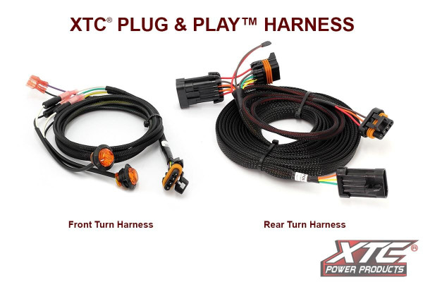XTC RZR Turbo S & 19 RZR XP Models w/ 3rd Brake Light - Plug & Play TSS Turn Signal System w/ Horn (TSS-POL-RC3)