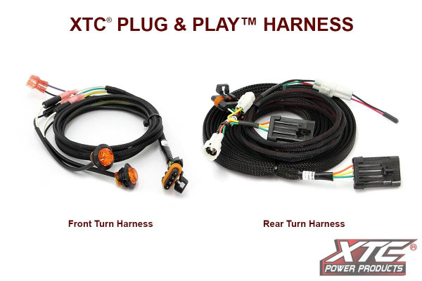 XTC 2018 Yamaha Wolverine Plug & Play TSS Turn Signal System w/ Horn (Uses Factory Brakes) (TSS-YAM-S3)