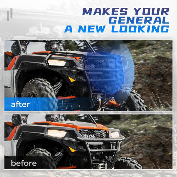 Kemimoto Polaris General Front Upper Bumper  UTVS0096678