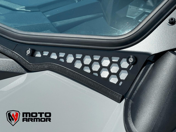 Moto Armor Polaris RZR PRO XP / PRO R / Turbo R Max Visibility Full Glass Windshield  UTVS0096899