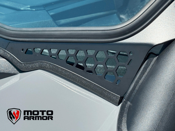 Moto Armor Polaris RZR PRO XP / PRO R / Turbo R Max Visibility Full Glass Windshield  UTVS0096899