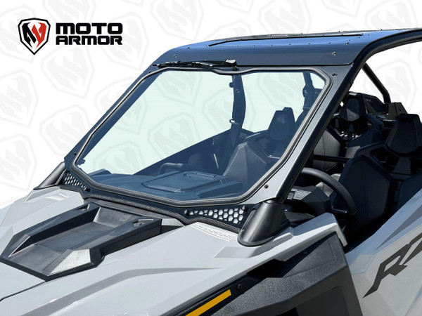 Moto Armor Polaris RZR PRO XP / PRO R / Turbo R Max Visibility Full Glass Windshield  UTVS0096899