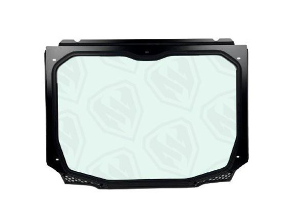 Moto Armor Polaris RZR PRO XP / PRO R / Turbo R Max Visibility Full Glass Windshield MA-RZPRO-MAX-WS-GLS-BLK-Y - UTV Source