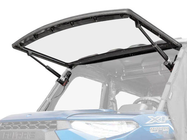 SuperATV Polaris Ranger XP Kinetic Maxdrive Power Flip Windshield PFWS-P-RAN1K-70#PK - UTV Source