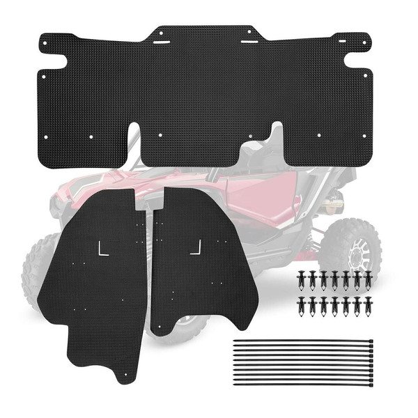 Kemimoto Honda Talon 1000R / 1000X Mud Guard (3pc) B0103-00501BK - UTV Source