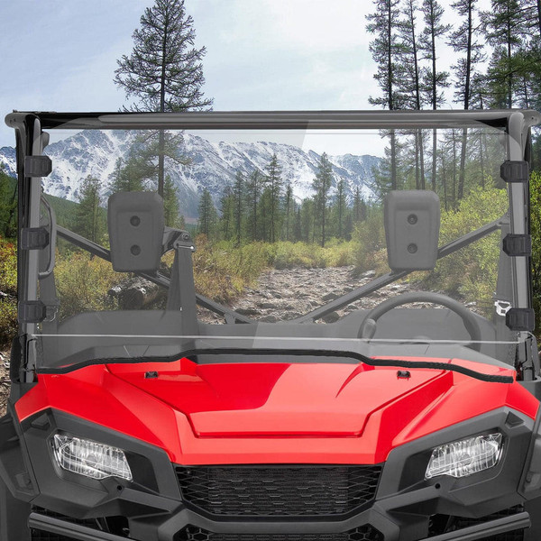 Kemimoto Honda Pioneer 1000 Full Windshield B0110-04901CL - UTV Source