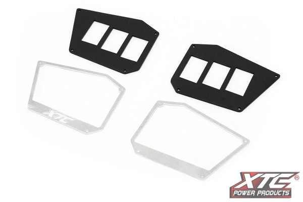 XTC Polaris RZR XP 6 Gang Rocker Switch Mounting Plates