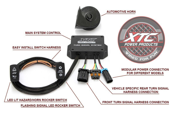 XTC Universal Plug & Play TSS Turn Signal System w/ Horn