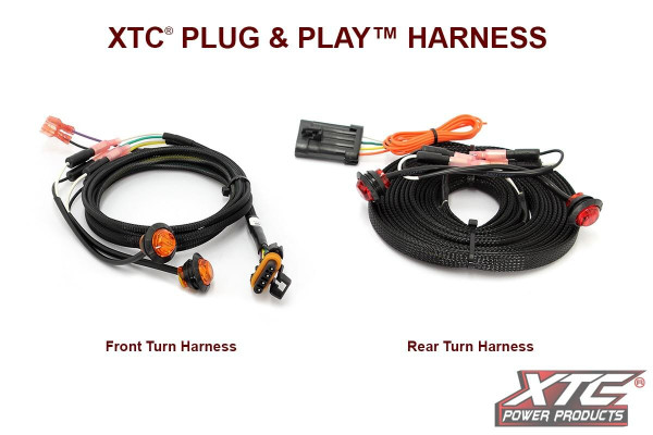 XTC Plug & Play Plug & Play ATS Self Cancel Turn Signal System w/ Horn - w/ 2x 3/4" Rear Tail Lights (ATS-UNI)