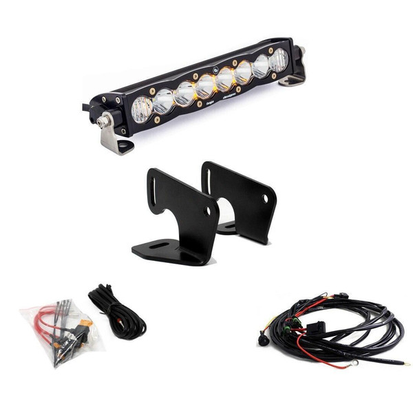 Baja Designs Polaris RZR Pro/Turbo S8 Hood Mount Light Bar Kit (10")  UTVS0009833