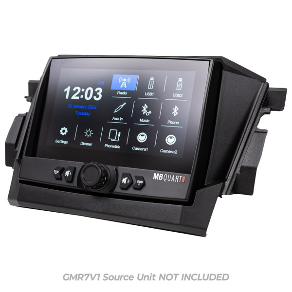 MB Quart Polaris RZR Pro XP / Turbo R / Pro R Tuned GMR7V1 Source Unit Dash  UTVS0100159