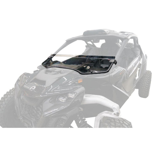 Tusk Can-Am Maverick R Removable Half Windshield (Clear - Scratch Resistant) 1868600024 - UTV Source