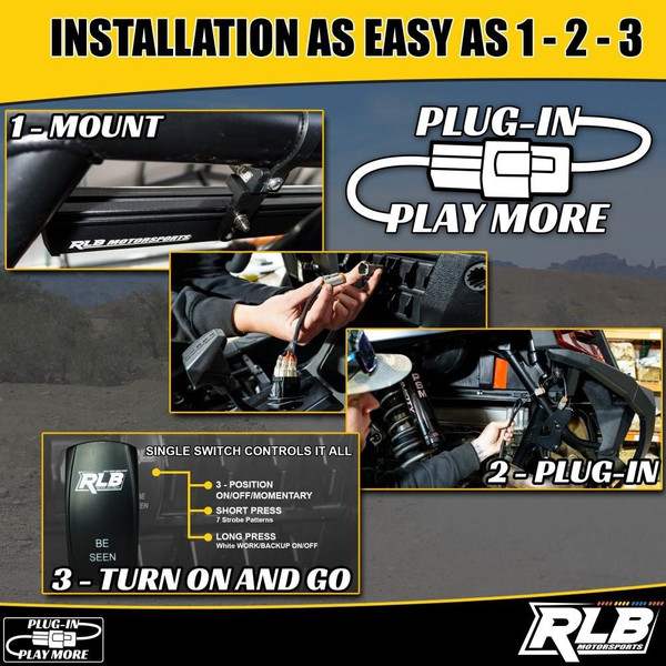 Rear Light Bar RLB Baja Sur Dual Color LED Chase Lights  UTVS0100955-MAIN