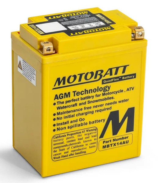 SuperATV MotoBatt Kawasaki Mule Upgraded OEM Replacement AGM Battery BATT-P-SPT570#EA - UTV Source