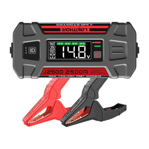 LOKITHOR J2500 Jump Starter with LiFePO4 Safety Battery (2500 Amp) J2500 - UTV Source