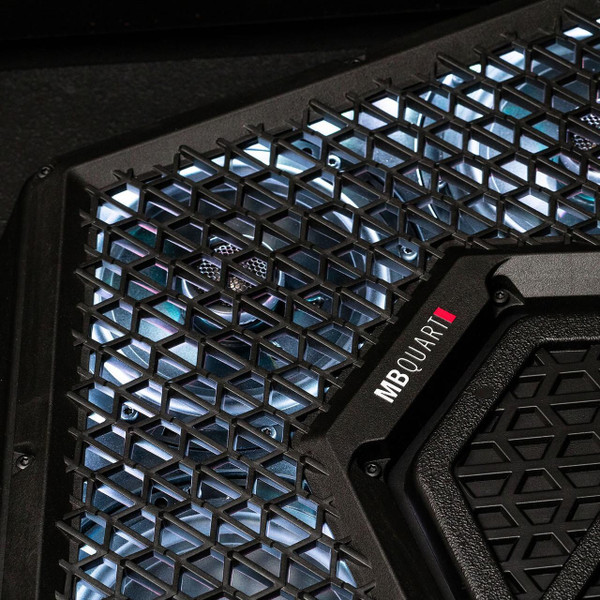 MB Quart Polaris Ranger 500 Watt 7 Speaker Audio Roof w/ 7" LED Source Unit and 45" Light Bar  UTVS0101871