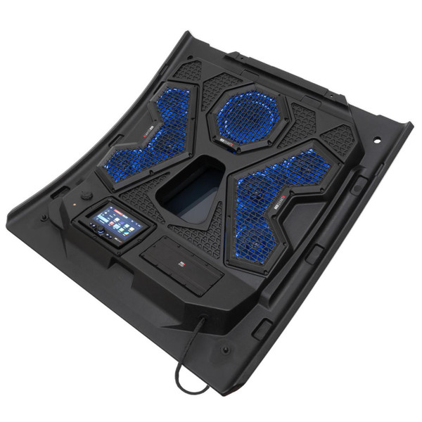 MB Quart Polaris RZR Trail 500 Watt 7 Speaker Audio Roof w/ 7" LED Source Unit and 32" Light Bar  UTVS0101872
