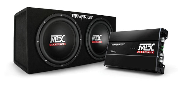 MTX Audio Dual 12" 400-Watt RMS Sealed Enclosure TNE212D-MAIN - UTV Source
