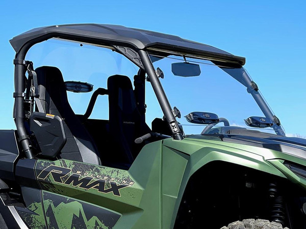 Spike Powersports Yamaha Wolverine R-Spec RMAX TRR Front Vented Windshield  UTVS0102831