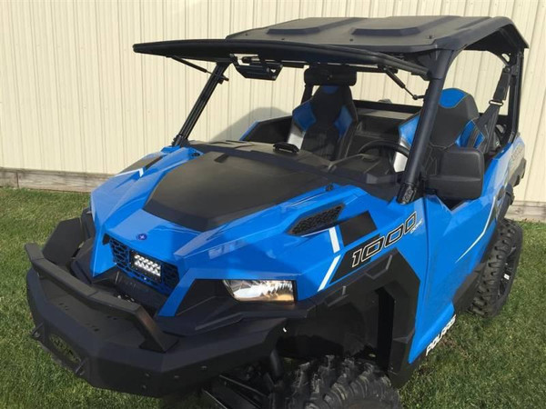 Extreme Metal Products Polaris General Flip-Up Front Windshield  UTVS0103088