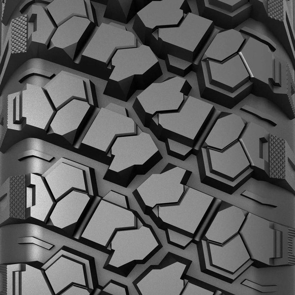 Valor Offroad Wheel and Tire Package with V01 Wheels and Alpha Tires (Complete Set of 4) Mounted with Lug Nuts  UTVS0104635-MAIN