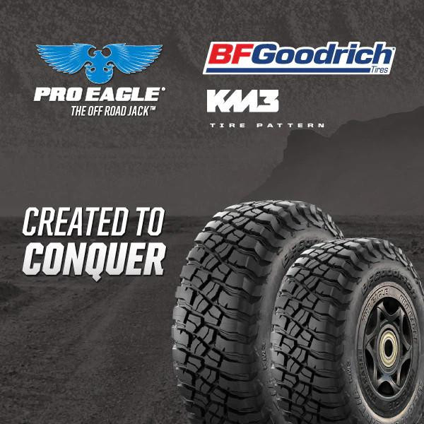 Pro Eagle Jack BFG KM3 Replacement Wheel Kit (6