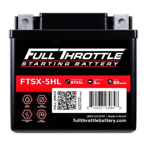 FullRiver Battery FTSX-5HL Full Throttle AGM Starting Battery  UTVS0105781