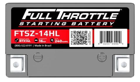 FullRiver Battery FTSZ-14HL Full Throttle AGM Starting Battery  UTVS0105820