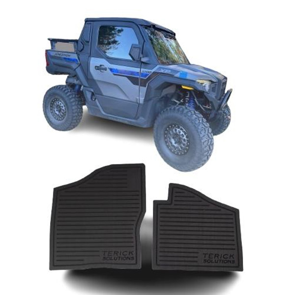 Terick Solutions Polaris Xpedition Rubber Floor Mats  UTVS0105992-MAIN