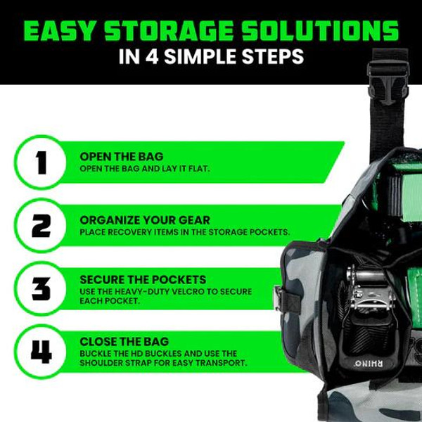 Rhino USA Ultimate Recovery Gear Storage Bag  UTVS0106026