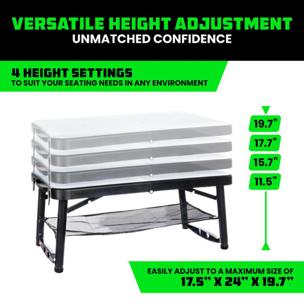 Rhino USA Folding Camping Table & Stool Set  UTVS0106266-MAIN